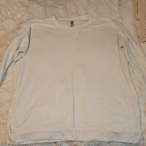 3 For $12 Bundle / Long Sleeve White Tunic Knit Top (#6)